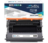 LCL 147X Noir avec Puce Cartouche de Toner Compatible pour HP 147A W1470A 147X W1470X pour HP Laserjet Enterprise M610 M611 M612 M610n M611dn M611x M612dn M612x MFP M634z M635fht M635 M635h (1PACK)
