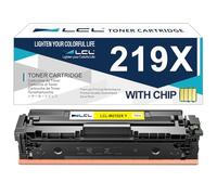 LCL 219X (avec Puce) Jaune Cartouche de Toner Compatible pour HP 219X 219A