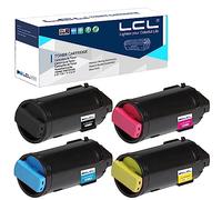 LCL 4 Cartouches de 5000 Pages + 3 x 2400 Pages VersaLink C500 C500V C505 C505S C505X C505V 106R03852 106R03862 106R03859 106R03860 106R03861 Remplacement pour Xerox VersaLink C500 C505