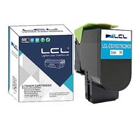LCL 702HC Cyan 3000 Pages Cartouche de Toner Compatible pour Lexmark 1-Pack | 70C0H20 700H2 70C2HC0 70C2HCE 702HCE pour Lexmark CS310 CS310n CS310dn CS410 CS410n CS410dn CS410dtn CS510 CS510de CS510dte