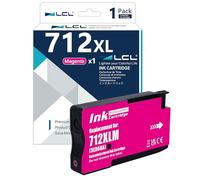 LCL 712 712XL Magenta 29-ML Cartouche d'encre Compatible | Remplacement pour HP 712 3ED68A DesignJet T650,T630,T250,T230 & Studio Large Format Plotter Printers(1-Pack)