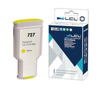 LCL 727 XL Jaune Cartouche d'encre Compatible pour HP 727 XL F9J78A B3P21A 300ML High Yield Remplacement pour HP DesignJet T1500 T2500 T2530ps T3500 T920 T930 T930 T1530 Postscript Printer (1-Pack)