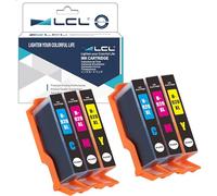 LCL 920XL Cartouches d'encre Compatible 920 XL CD972AE CD973AE CD974AE Compatible pour HP Officejet 6500 6500Wireless 6000 7000 6500A 6500APlus 7500A (6-Pack 2Cyan, 2Magenta, 2Jaune)
