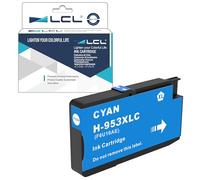 LCL 953XL Cyan Cartouche d'encre Compatible pour HP 953 953XL F6U12A F6U16AE High Yield Compatible pour HP Officejet Pro 7730 7740 8210 8218 8710 8715 8718 8719 8720 8725 8728 8730 8740 7720 (1-Pack)