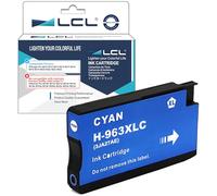 LCL 963XL Cyan Cartouche d'encre Compatible pour HP 963XL 963 XL 3JA27AE 3JA23AE Remplacement pour HP Officejet Pro 9010 9012 9013 9014 9015 9016 9018 9019 9020 9022 9023 9025 (1-Pack)