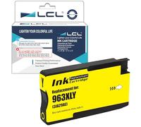 LCL 963XL Jaune Cartouche d'encre Compatible pour HP 963XL 963 XL 3JA29AE 3JA25AE Remplacement pour HP Officejet Pro 9010 9012 9013 9014 9015 9016 9018 9019 9020 9022 9023 9025 (1-Pack)
