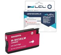 LCL 963XL Magenta Cartouche d'encre Compatible pour HP 963XL 963 XL 3JA27AE 3JA23AE Remplacement pour HP Officejet Pro 9010 9012 9013 9014 9015 9016 9018 9019 9020 9022 9023 9025 (1-Pack)