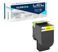 LCL Cartouche de Toner 71B0H40 71B2HY0 CS417dn CX417de CS517de CX517de 3500 Pages (1 Jaune) Remplacement pour Lexmark CS417dn CX417de CS517de CX517de Non-Compatible pour CS317DN CX317DN G