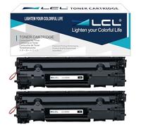 L artouche de Toner Compatible 36A CB436A 2000Pages High-Yield (2 Noir) Remplacement pour HP LaserJet P1505 P1505N P1506 M1120 MFP M1120N M1520 M1522 MFP M1522N M1522NF
