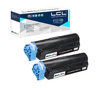 LCL Cartouche de Toner Compatible B412dn B432dn B512DN 45807102 3000pages (2 Noir) Remplacement pour OKI B412dn B432dn B512 B512dn MB472w MB472dnw MB492 MB492dn MB562w MB562dnw