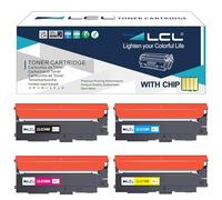 LCL Cartouche de Toner Compatible CLT-404S CLT-P404C CLT-K404S K404S CLT-C404S CLT-M404S CLT-Y404S (4-Pack Noir Cyan Magenta Jaune) Remplacement pour Samsung SL-C430 SL-C430W SL-C480 SL-C480W