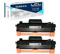 LCL Cartouche de Toner Compatible TN2420 TN-2420 TN2410 TN-2410 3000Pages (2-Pack Noir) (Avec Puce) Remplacement pour Brother HL-L2375DW DCP-L2550DW MFC-L2715DW MFC-L2750DW HL-L2386DW G