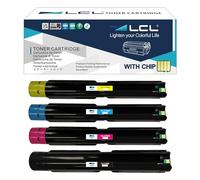 LCL Cartouche de Toner Compatible VersaLink C7000 C7000V C7000N C7000DN 106R03757 106R03760 106R03759 106R03758 High Yield Remplacement pour Xerox VersaLink C7000 C7000V C7000N C7000DN (4PACK,KCMY)
