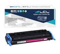 LCL Cartouche de Toner Remanufacturée 124A Q6003A 707 CRG707 (1 Magenta) Remplacement pour HP Laserjet 1600 2600 2605 1015 1017Color Series Remplacement pour Canon i-SENSYS LBP5000 5100