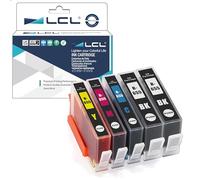 LCL Cartouche d'encre Compatible 655 655XL (2Noir 1Cyan 1Magenta 1Jaune) Remplacement pour HP Deskjet Ink Advantage 3525 4615 4625 5525 6520 6525
