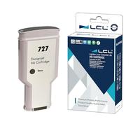 LCL Cartouche d'encre Compatible 727 XL F9J80A B3P24A 300ML High Yield Remplacement pour HP DesignJet T1500 T2500 T2530ps T3500 T920 T930 T930 T1530 Postscript Printer (1 Gris)