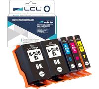 LCL Cartouche d'encre Compatible 920 920XL C2N92AE CD975AE CD972AE CD973AE CD974AE (2KCMY) Remplacement pour HP Officejet6500 6500 Wireless 6000 7000 6500A 6500A Plus 7500A