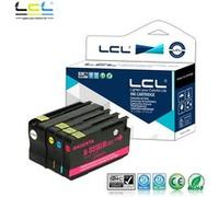 LCL Cartouche d'encre Compatible 950XL 951XL (1Noir 1Cyan 1Magenta 1Jaune) Remplacement pour HP Officejet Pro 251dw/276dw/8100/8600/8610/8620/8630/8640/8650/8660/8615/8625