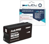 LCL Cartouche d'encre Compatible 963XL 963 XL 3JA30AE 3JA26AE High Yield (1 Noir) Remplacement pour HP Officejet Pro 9010 9012 9013 9014 9015 9016 9018 9019 9020 9022 9023 9025