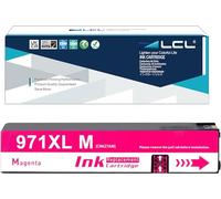 LCL Cartouche d'encre Compatible 971XL 971 XL CN623AE CN627AE High Yield (1-Pack,Magenta) Remplacement pour HP Officejet Pro X451DN X451DW X476DN X476DW X551DW X576DW X576dn MFP