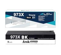 LCL Cartouche d'encre Compatible 973 973X L0S07AE High Yield 10000 Pages Compatible pour PageWide Pro 452dn 452dw 452dwt 477dn 477dw 477dwt 552dw 577dw 577z Managed MFP P57750dw P55250dw (1 Noir)