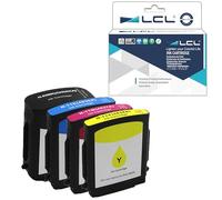 LCL Cartouche d'encre Compatible CH565A C4836A C4837A C4838A 82BK 11C 11M 11Y (KCMY) Remplacement pour HP Designjet 111 Printer Series