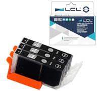 LCL Cartouche d'encre Compatible CLI-521 CLI-521GY (3 Gris) Remplacement pour Canon Pixma MP980, Pixma MP990