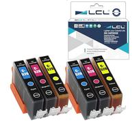 LCL Cartouche d'encre Compatible CLI-526 CLI-526C CLI-526M CLI-526Y (2Cyan 2Magenta 2Jaune) Remplacement pour Canon PIXMA IP4850/IP4950 IX6550 MG5150/MG5250/MG5350/MG6150/MG6250/MG8150/MG8250