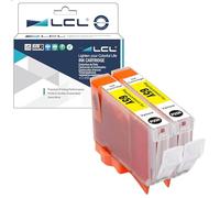 LCL Cartouche d'encre Compatible CLI65 CLI-65 Y CLI-65Y (2 Jaune) Remplacement pour Canon PIXMA PRO-200
