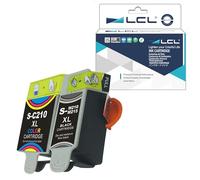 L artouche d'encre Compatible INK-M210 INK-M215 INK-C210 M210 M215 C210 | Remplacement pour Samsung CJX-1000 1050W 2000（1Noir 1Couleur）