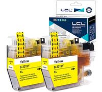 LCL Cartouche d'encre Compatible LC-3219 LC3219 LC-3219XL LC3219XL LC-3219XLY LC3219XLY (2Jaune) Remplacement pour Brother MFC-J5330DW MFC-J5330DW MFC-J5830DW MFC-J6530DW MFC-J6535DW MFC-J6930DW