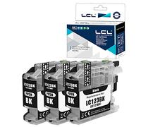 LCL Cartouche d'encre Compatible LC121 LC123 LC121BK LC123BK (3Noir) Remplacement pour Brother MFC-J4410DW J4510DW J4610DW J4710DW J470DW J6920DW J870DW J245 J650DW J6720DW J6520DW DCP-J4110DW/J132W