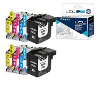 LCL Cartouche d'encre Compatible LC129 LC129XL LC125XL LC129XLBK LC125XLC LC125XLM LC125XLY (2Noir 2Cyan 2Magenta 2Jaune) Remplacement pour Brother MFC-J6520DW J6720DW J6920DW