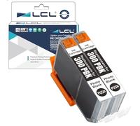 LCL Cartouche d'encre Compatible PFI-300 PFI-300PBK 14.5ml (2 Noir Photo) Remplacement pour Canon imagePROGRAF PRO-300