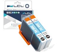 LCL Cartouche d'encre Compatible PFI-300 PFI-300PC 14.5ml (2 Photo Cyan) Remplacement pour Canon imagePROGRAF PRO-300