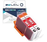 LCL Cartouche d'encre Compatible PFI-300 PFI-300R 14.5ml (2 Rouge) Remplacement pour Canon imagePROGRAF PRO-300