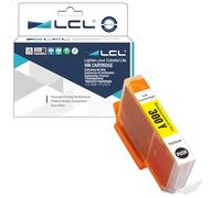LCL Cartouche d'encre Compatible PFI-300 PFI-300Y 14.5ml (1 Jaune) Remplacement pour Canon imagePROGRAF PRO-300