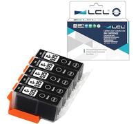 LCL Cartouche d'encre Compatible PGI-525 PGI-525PGBK (5 PGBK) remplacement pour Canon PIXMA IP4850/IP4950 IX6550 MG5150/MG5250/MG5350/MG6150/MG6250/MG8150/MG8250 MX715/MX885/MX895/iX6500/iX6550/iP4800