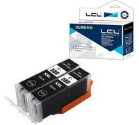 LCL Cartouche d'encre Compatible PGI PGI-580 PGBK remplacement pour Canon Pixma TR7550 TR8550 TS6150 TS6151 TS6250 TS8150 TS8151 TS8152 TS8250 1970C001 27ml (2PGBK)