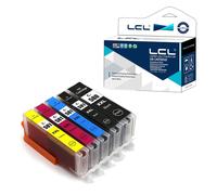 LCL Cartouche d'encre Compatible PGI-580 XXL 25.7 ML CLI-581 XXL 11.7 ML (1PGBK 1Noir 1Cyan 1Magenta 1Jaune) Remplacement pour Canon Pixma TR7550 TR8550 TS6150 TS6151 TS6250