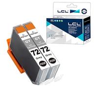 LCL Cartouche d'encre Compatible PGI-72 PGI-72GY (2Gris) Remplacement pour Canon PIXMA Pro-10 Pro-10s