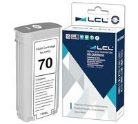 L artouche d'encre Compatible pour HP 70 C9450A 135ML High Yield Remplacement pour HP Designjet Z2100 Z3100 Z3100PS Z3200 Z3200PS Z5200 Z5400 (1 Gris)