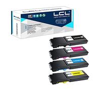 L artouche Toner remanufacturée pour C400 C400V C400N C400DN C405 C405V C405N C405DN 106R03516 106R03518 106R03519 106R03517 (4-Pack KCMY) Compatible pour Xerox