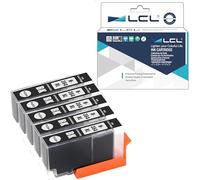 LCL Cartouches d'encre Compatible 364XL 364XLBK CN684EE Lot DE 5 Noir Remplacement pour HP Photosmart B8550 B8553 B8558 C6380 C6383 C5324 C5383 C5380 C6324 C5390 C5393 C5388 C5370 C5373 D5468 D5463