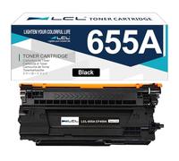 L F450A Noir Cartouche de Toner Compatible pour HP 655A CF450A 1Pack | pour HP Color LaserJet Enterprise Flow MFP M681f M681z M682z Color LaserJet Enterprise M652dn M652n M653dh M653dn MFP M681dh