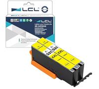 LCL CLI-531 XXL Cartouches d'encre Remplacement pour Canon CLI-531Y CLI-531 Jaune imprimante Compatible pour Canon TS8750 TS8751 (2-Pack,Rendement élevé,Jaune)