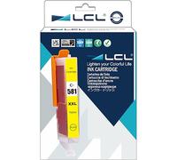 L LI-581 12.5ml Jaune Cartouche d'encre Compatible CLI-581Y CLI-581XL Y | CLI-581XXL Y 1997C001 Remplacement pour Canon Pixma TR7550 TR8550 TS6150 TS6151 TS6250 TS8150 TS8151 TS8152 TS9150 TS9155