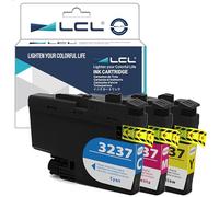 LCL Compatible Cartouche d'encre LC-3237 LC3237 XL LC3237XL LC-3237C LC-3237M LC-3237Y (1Cyan 1 Magenta 1 Jaune) Remplacement pour Brother MFC-J5945DW MFC-J6945DW