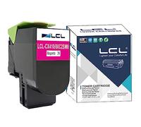 LCL CX410 Cartouche de Toner Compatible pour Lexmark 800S3 80C2SM0 80C20M0 80C2SME 802M pour Lexmark CX310 CX310N CX310DN CX410 CX410E CX410DE CX410DTE CX510 CX510DE CX510DHE CX510DTHE (1 Magenta)