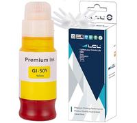 LCL GI50 GI-50 Encre Compatible pour Canon 50 GI-50 GI50 Jaune Bouteille d'encre Compatible avec Canon Pixma GM2050 GM4050 G5050 G6050 G7050 (1-Pack)